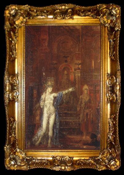 framed  Gustave Moreau Salome dancing, ta009-2